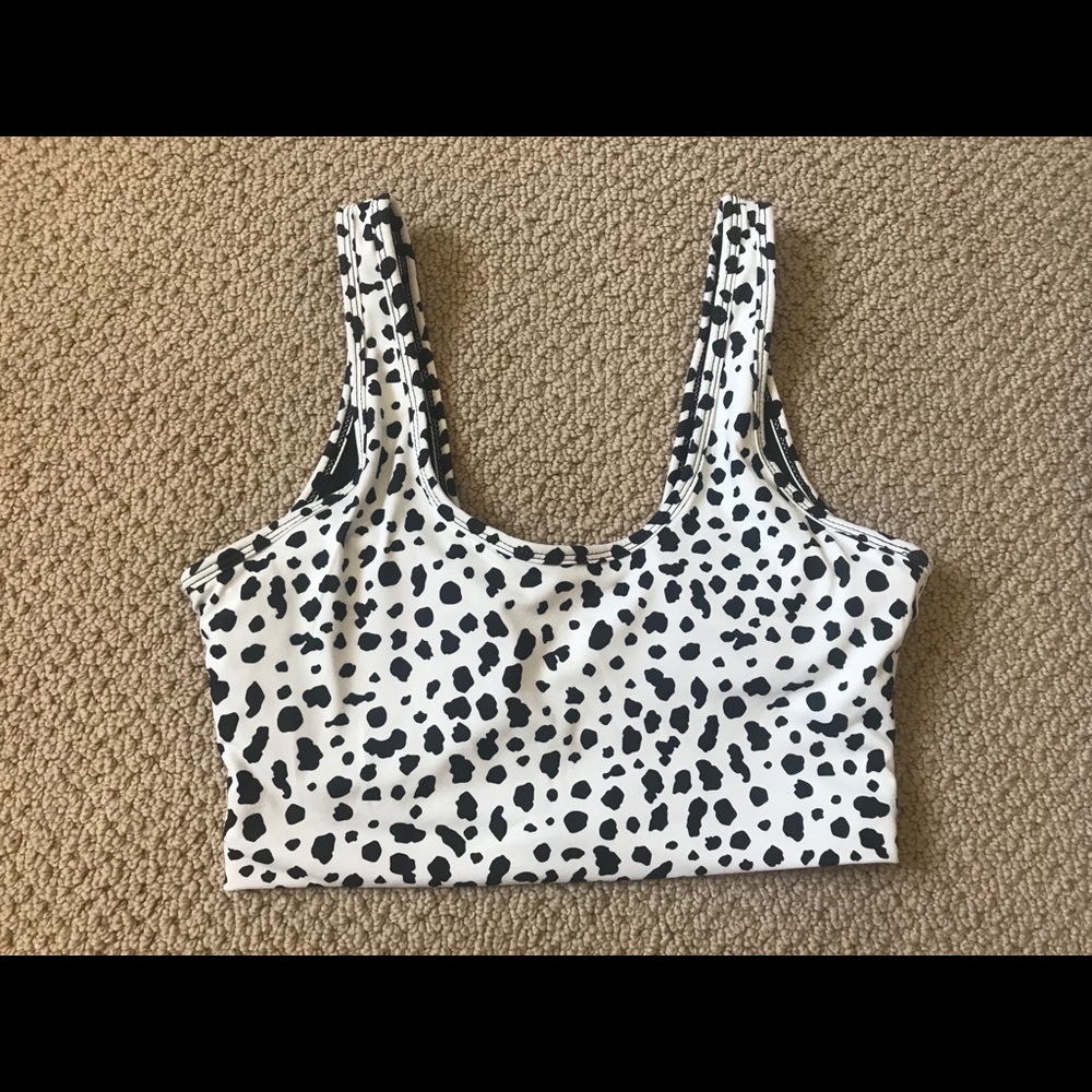 Balance Athletica snow leopard bra